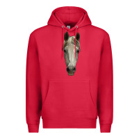 Cardinal horse head Premium Hoodie - RanaPortraitStore
