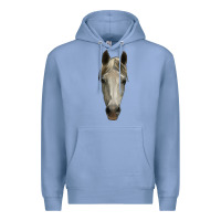 Colony Blue horse head Premium Hoodie - RanaPortraitStore