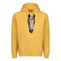 Mustard horse head Premium Hoodie - RanaPortraitStore