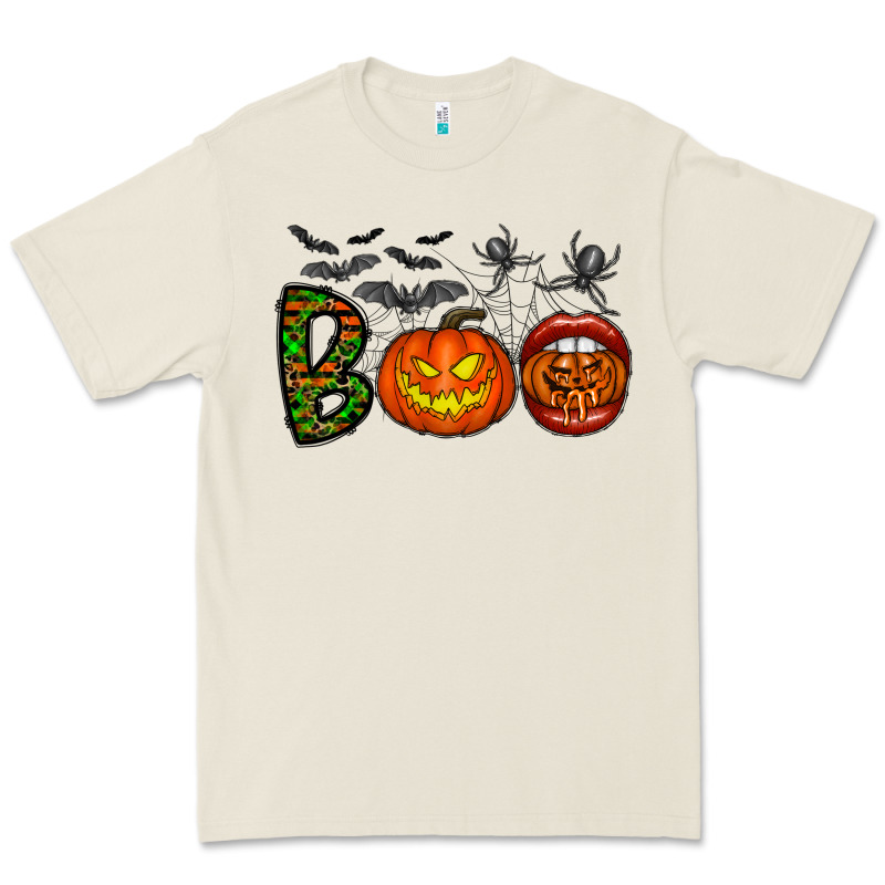Boo Halloween Premium Tee by CowhideDigitalArt | Teevron