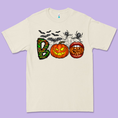 Boo Halloween Premium Tee Designed By Cowhidedigitalart