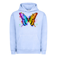 Pigment Grape Ice rainbow butterfly Urban Hoodie - Zillion Design Studio