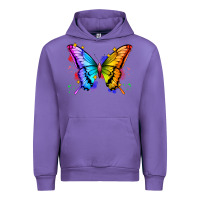 Tulip rainbow butterfly Urban Hoodie - Zillion Design Studio