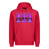 Cardinal Domestic Violence Warrior Afro Gnomes Premium Hoodie - texasbilliewilder