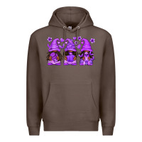 Coffee Domestic Violence Warrior Afro Gnomes Premium Hoodie - texasbilliewilder