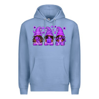 Colony Blue Domestic Violence Warrior Afro Gnomes Premium Hoodie - texasbilliewilder