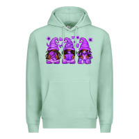 Seafoam Domestic Violence Warrior Afro Gnomes Premium Hoodie - texasbilliewilder