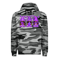 Slate Camo Domestic Violence Warrior Afro Gnomes Premium Hoodie - texasbilliewilder