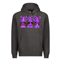 Smoke Domestic Violence Warrior Afro Gnomes Premium Hoodie - texasbilliewilder
