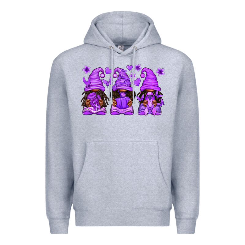 Domestic Violence Warrior Afro Gnomes Premium Hoodie by texasbilliewilder | Teevron