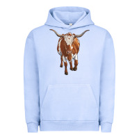 Pigment Grape Ice longhorn cow Urban Hoodie - RanaPortraitStore