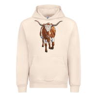 Sandshell longhorn cow Urban Hoodie - RanaPortraitStore