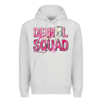 Dove Grey Dental Squad with Teeth Premium Hoodie - texasbilliewilder