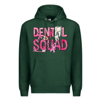 Sports Green Dental Squad with Teeth Premium Hoodie - texasbilliewilder