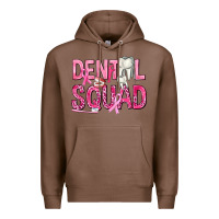 Chestnut Dental Squad with Teeth Premium Hoodie - texasbilliewilder