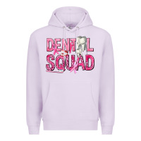 Lilac Dental Squad with Teeth Premium Hoodie - texasbilliewilder