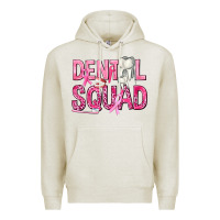 Oatmeal Heather Dental Squad with Teeth Premium Hoodie - texasbilliewilder