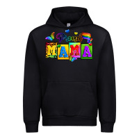 Black proud mama Urban Hoodie - Zillion Design Studio