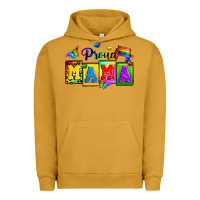 Pigment Peanut Butter proud mama Urban Hoodie - Zillion Design Studio