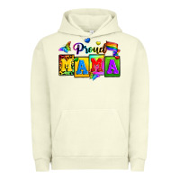 Pigment Pistachio proud mama Urban Hoodie - Zillion Design Studio