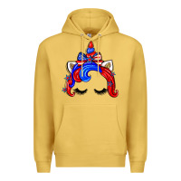 4th Of July Unicorn Premium Hoodie | Teevron