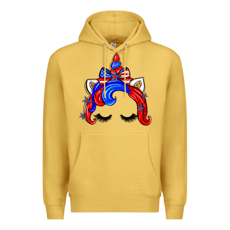 4th Of July Unicorn Premium Hoodie by Zillion Design Studio | Teevron
