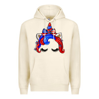 Tofu 4th of july unicorn Premium Hoodie - Zillion Design Studio