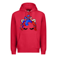 Cardinal 4th of july unicorn Premium Hoodie - Zillion Design Studio
