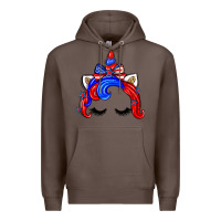 Coffee 4th of july unicorn Premium Hoodie - Zillion Design Studio