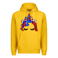 Lemon 4th of july unicorn Premium Hoodie - Zillion Design Studio