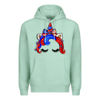 4th Of July Unicorn Premium Hoodie | Teevron