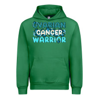 Emerald Ovarian Cancer Warrior Urban Hoodie - texasbilliewilder