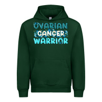 Forest Green Ovarian Cancer Warrior Urban Hoodie - texasbilliewilder