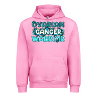 Fuchsia Pink Ovarian Cancer Warrior Urban Hoodie - texasbilliewilder