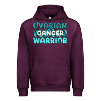 Mauve Wine Ovarian Cancer Warrior Urban Hoodie - texasbilliewilder