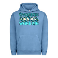 Pigment Pebble Blue Ovarian Cancer Warrior Urban Hoodie - texasbilliewilder