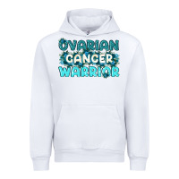 White Ovarian Cancer Warrior Urban Hoodie - texasbilliewilder