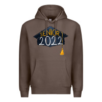 Coffee senior 2022 graduation cap Premium Hoodie - RanaPortraitStore