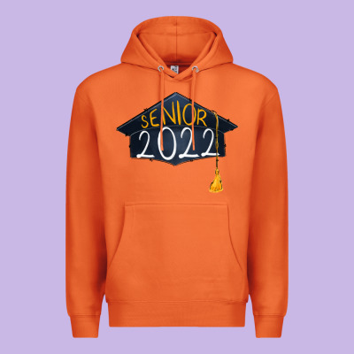 Senior 2022 Graduation Cap Premium Hoodie Designed By Ranaportraitstore