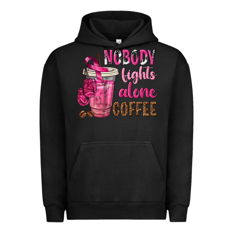 Nobody Fights Alone Coffee Urban Hoodie by texasbilliewilder | Teevron