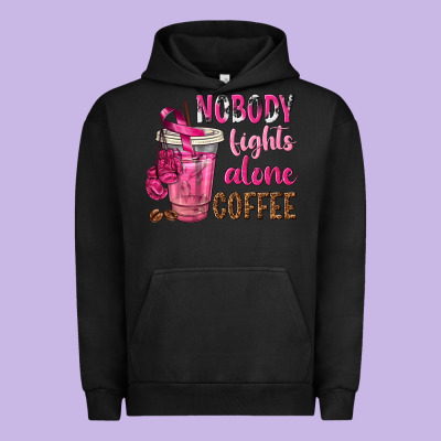 Nobody Fights Alone Coffee Urban Hoodie Designed By Texasbilliewilder
