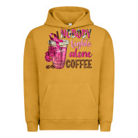 Pigment Peanut Butter Nobody Fights Alone Coffee Urban Hoodie - texasbilliewilder