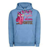 Pigment Pebble Blue Nobody Fights Alone Coffee Urban Hoodie - texasbilliewilder