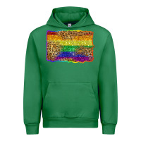 Emerald pride background Urban Hoodie - Zillion Design Studio