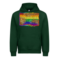 Forest Green pride background Urban Hoodie - Zillion Design Studio
