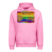 Fuchsia Pink pride background Urban Hoodie - Zillion Design Studio