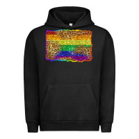 Pigment Black pride background Urban Hoodie - Zillion Design Studio