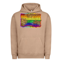 Pigment Burro pride background Urban Hoodie - Zillion Design Studio