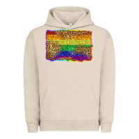 Pigment French Oak pride background Urban Hoodie - Zillion Design Studio
