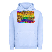 Pigment Grape Ice pride background Urban Hoodie - Zillion Design Studio